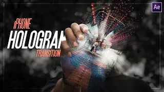 Phone Hologram Transition - Amir Zakeri After Effects Tutorial
