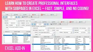Design Forms and Interfaces in Excel with Smart UI &ndash; No VBA Required