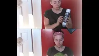 Nederlandse ASMR, scheerschuim/ scheren op een watermeloen! Shaving a watermelon
