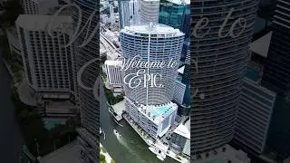 Breathtaking views of Miami from this corner unit at Epic Residences #luxurytower #realestate