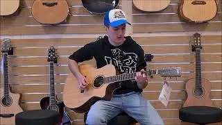 Crafter Gitarre Vollmassiv ES MAHO GCE NAT Fichte Mahagoni