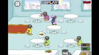 Top Time Management Childhood Flash Game Penguin Diner