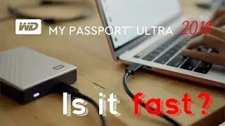 WD My Passport Ultra USB-C 2018/2019 4tb - Is it fast? SPEED TEST!