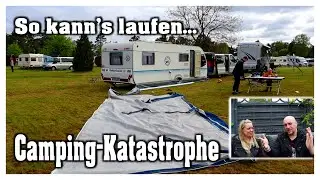 Chaos-Camping in der Heide | Vorzelt weg! | Abbruch | Hobbyfamilie