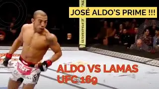 As&iacute; PATEABA JOS&Eacute; ALDO en su PRIME contra Ricardo Lamas en UFC 169 - Highlights