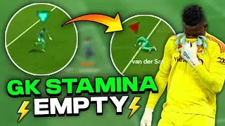 What HAPPENS if My GOAL KEEPER STAMINA IS EMPTY in EA FC Mobile 24