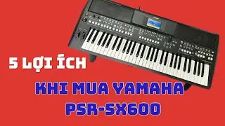 5 lợi Ích mang tính ưu việt khi mua Đàn Organ Yamaha PSR SX600 New 100% tại Trần Liêm