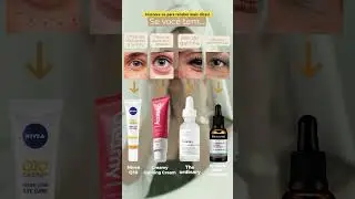 PRODUTOS CERTO PARA OLHEIRAS✅ #skincare #dicasdebeleza #peleperfeita #olheiras #truquesbeleza