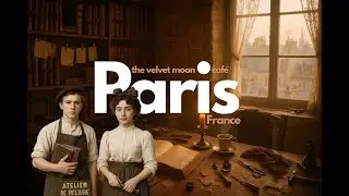 Paris Bookbinder&rsquo;s Atelier, 1900 📚☕🕯️ | Parisian Calm & Belle &Eacute;poque Charm | The Velvet Moon Caf&eacute;