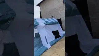 Gorillaspro 2024 upgraded portable inflatable spray paint booth,  you can DIY your car parts at will