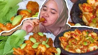 TERLALU NIKMAT⁉️CEKER PEDAS TELUR PUYUH & HATI AYAM,RUJAK TERONG TIMUN