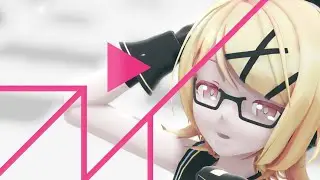 リンちゃんに Giga - プレイ (PLAY) ft. Miku  踊ってもらった│ MMD