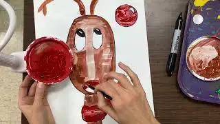 Rudolph the Red Nose Reindeer Draw and Paint