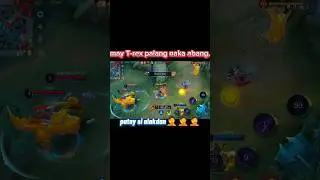 T-rex is bad he ate helcurt. #mobilelegends #helcurt #mlbb #shortvideo #highlights