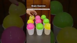 A fun game to boost problem solving skills and bilateral coordination. #brainexercise #activity