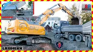 Liebherr 928 VA, Mercedes, Scania Kipper - 'AltstadtQuartier' Winnenden, 2025. Teil 2