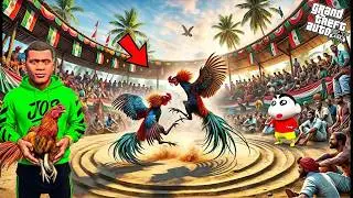 Shinchan & Franklin Enters a Rooster Fight Arena in GTA 5!