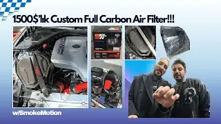 BMW G22'ye 1500$'lık Custom Full  Carbon Air Filter Taktık! 💨😯 | SmokeMotion ile Detaylı İnceleme!