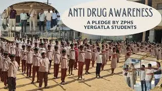 🚭 Anti-Drug Pledge by PMSHRI ZPHS Yergatla Students