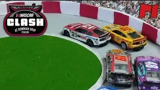 NASCAR stopmotion Clash at Bowman Gray Stadium
