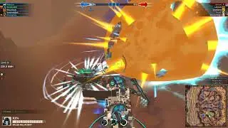 Playing Robocraft Battle Arena