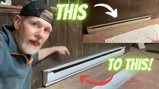 Quickly prep, paint and refinish your baseboard heat and get a smooth finish!