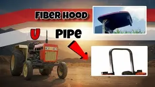 Swaraj के U पाइप और Fiber Chatri ले आये|| Homemade Swaraj Tractor 🚜 