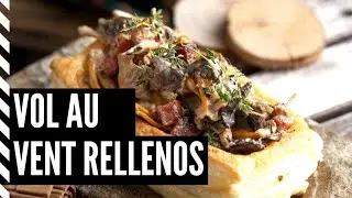 Vol au Vent de pollo y champiñones