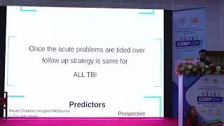 GDBPCON 2023 &ldquo;Traumatic Brain Injury- Long term Follow-up&rdquo; -By Dr. Arvind Sukumaran