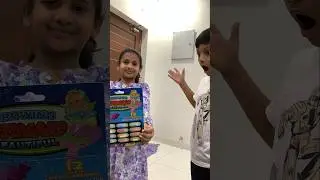 🧜&zwj;♀️GROWING MERMAID TOY Magic SURPRISE! Pranav Thinks It's a Fever Tablet 😂 #shorts #kidsfun