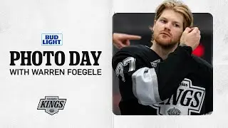 Warren Foegele CHIRPS Everyone on LA Kings Photo Day! | Mic'd Up pres. by Bud Light