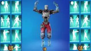 fortnite A.I.M. Skin Showcase With Icon Series Dances & Emotes | Fortnite  Series