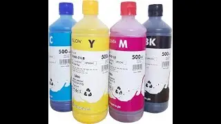 ✅Pack de Tintas Pigmentadas INKTEC de 500ml c/color B-C-Y-M | TAINO.PE