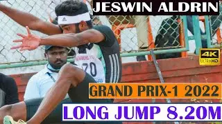 Jeswin Aldrin joins 8 Metres Club  - Long Jump -Indian Grand Prix-1 2022