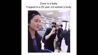 Jisoo is a baby trapped in a 25 year old woman's body 👶 💕