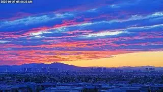 Las Vegas Sunrise Time-Lapse - April 28, 2025