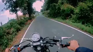 Sad 😔 Whatsapp Bike Riding Status  | BAJAJ AVENGER WHATSAPP STATUS 🏍️ | RAINY DAY BIKE RIDE STATUS