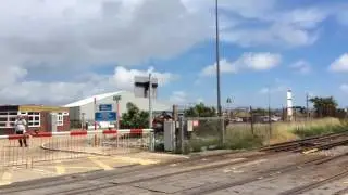 Newhaven Harbour Station Level Crossing - East Sussex