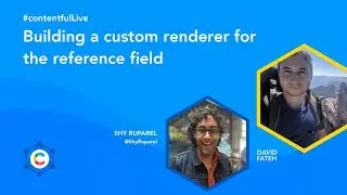Building a custom renderer for the reference field