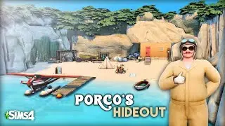 Porco's Hideout 🐷✈️ | The Sims 4 Speed Build | No CC #MAIAmakesGhibli
