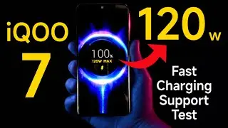 iQOO 7 120w Fast Charging Support Test Using Digital Tester 🔥🔥🔥