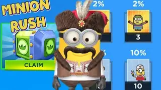 Minion Rush Brave Minion Festival Rewards Claim prize pods opening in minions game gameplay