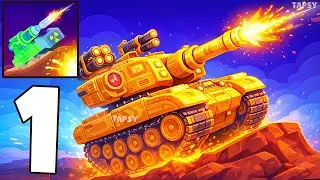 🚀Tank Stars Gameplay Walkthrough Part 1 &ndash; First Battles & Powerful Tanks (Android,iOS)