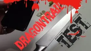 Dragontrail VS ножи, отвертка, ключи, мелочь из кармана. GLASS Scratch Test