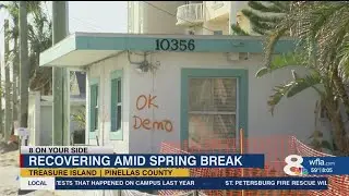 'It could be a couple years', Treasure Island welcomes spring break crowds amin hurricane recovery