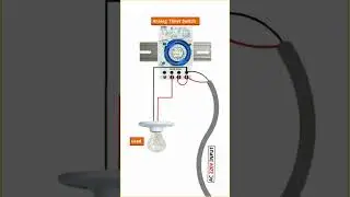 Analog Programmable Timer Switch Wiring Diagram #shortvideo
