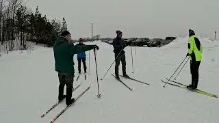 Pre-Blizzard Ski on the Swedetown Trails