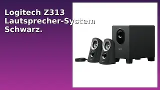BEWERTUNG (2025): Logitech Z313 Lautsprecher-System Schwarz. WESENTLICHE Einzelheiten