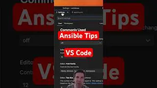 Three quick tips with Ansible Automation and VS code #shorts