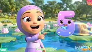 Ten Junior Muslims, Counting Song Islamic Kids Nasheed | Muslim Children's Nursery Junior muslims,.